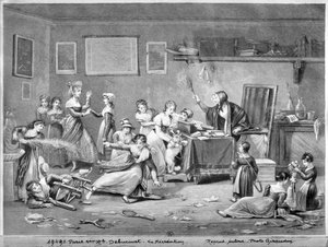 Mola zamanı (aquatint) by Philibert-Louis Debucourt